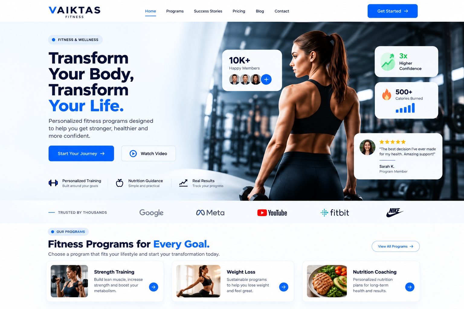 VAIKTAS WordPress Website Design