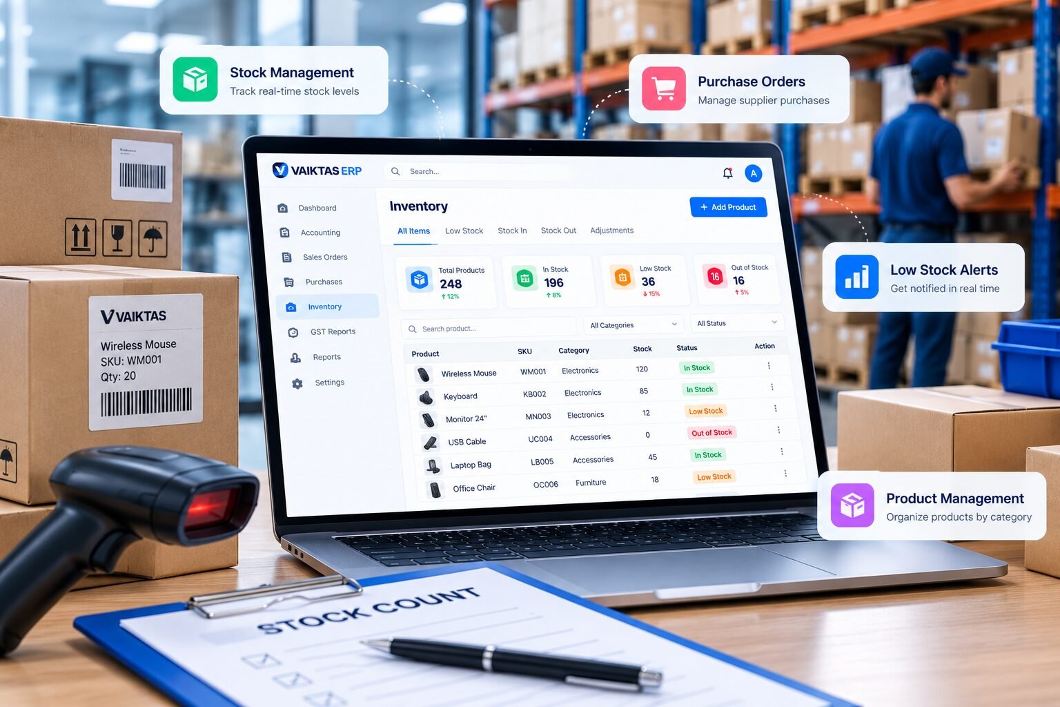 ERP Inventory Management